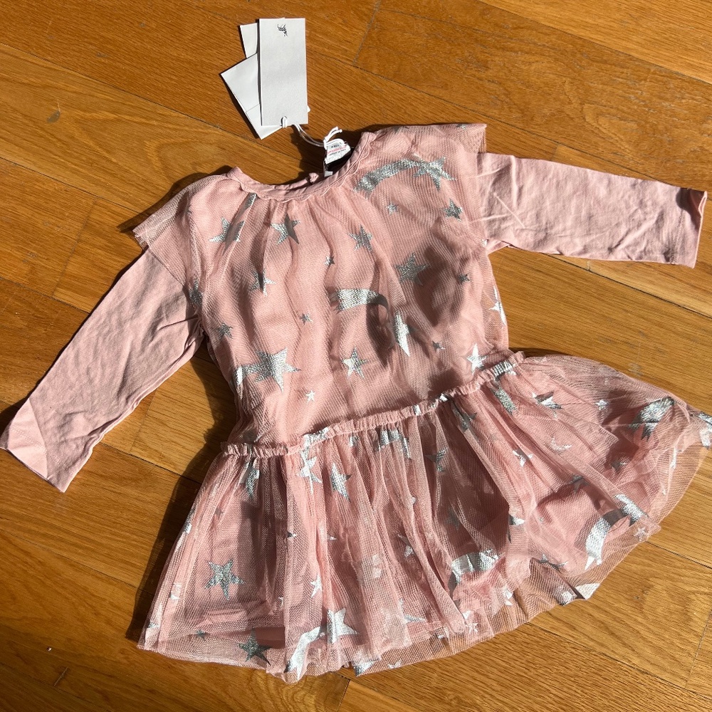 Stella McCartney Kids Baby Girls Stars Tulle Dress
